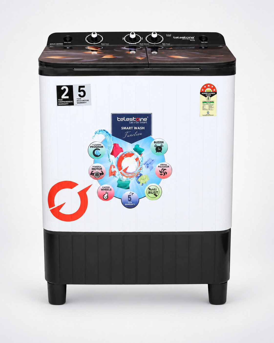 Aqua 8.0 kg Semi-Automatic Washing Machine — view 2
