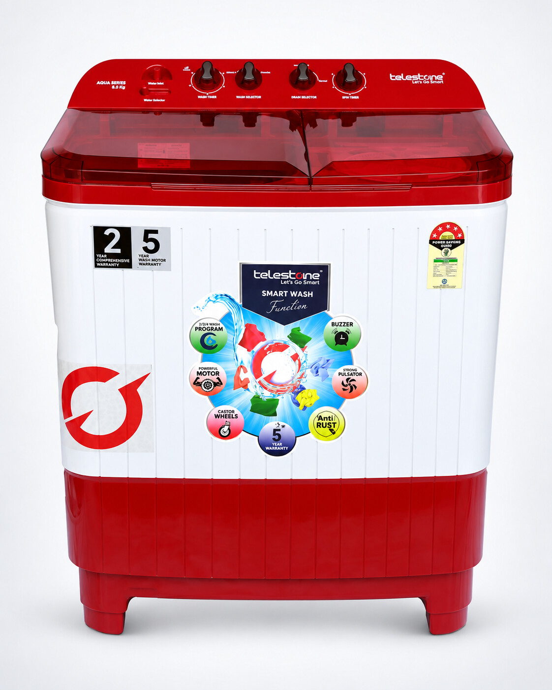 Aqua 8.5 kg Semi-Automatic Washing Machine — view 2